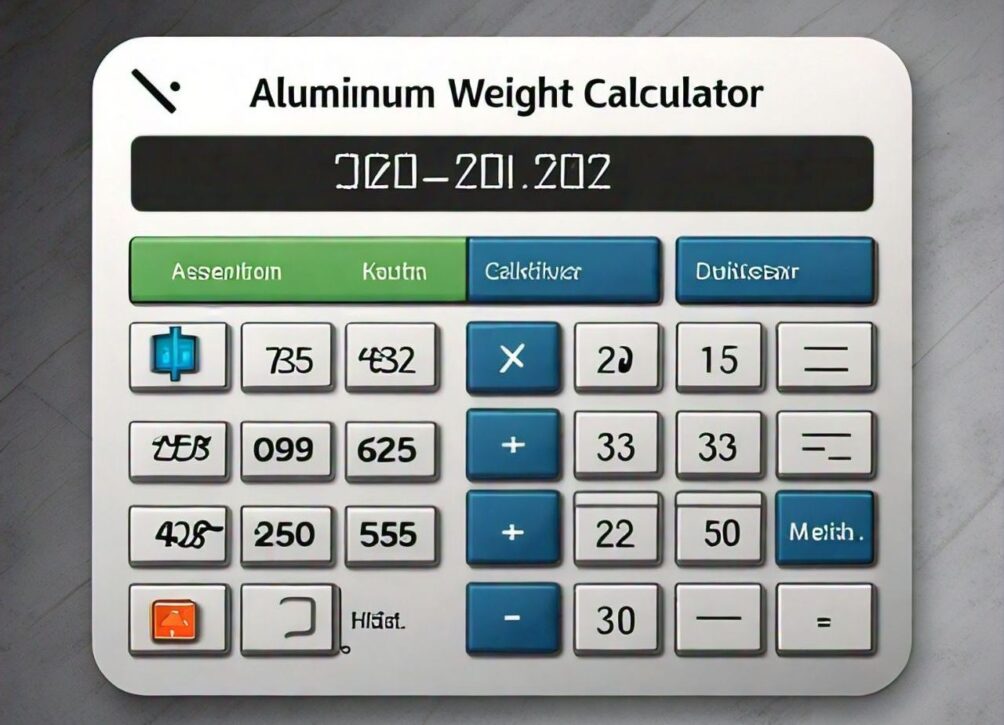 Aluminum Weight Calculator